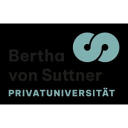 Bertha von Suttner Private University crest
