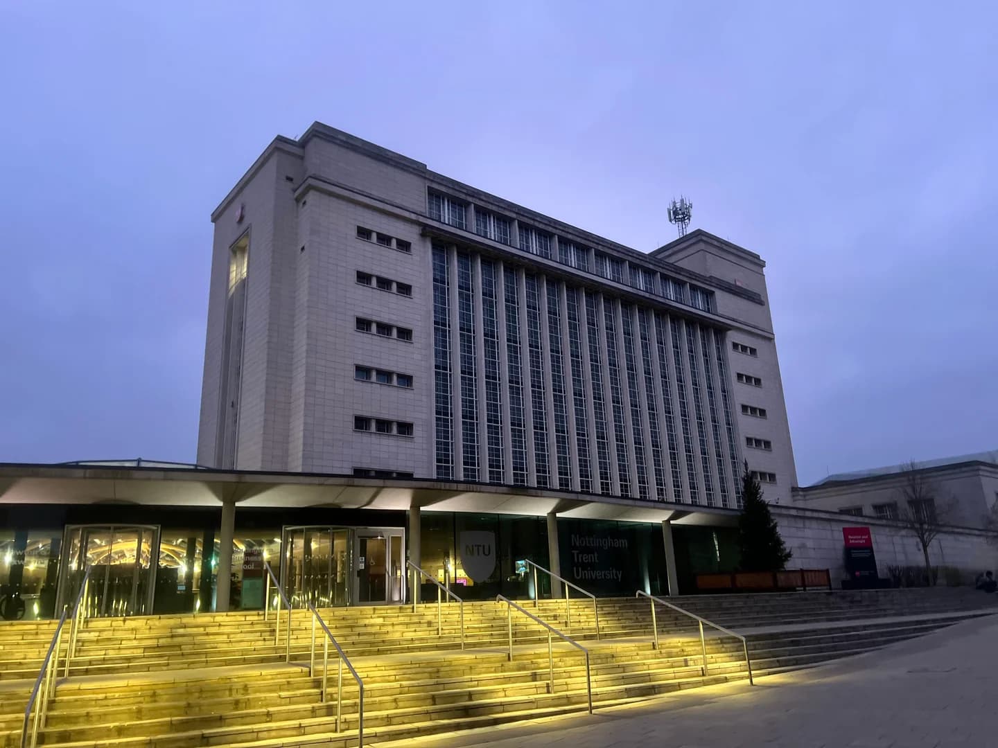Nottingham Trent University campus cover
