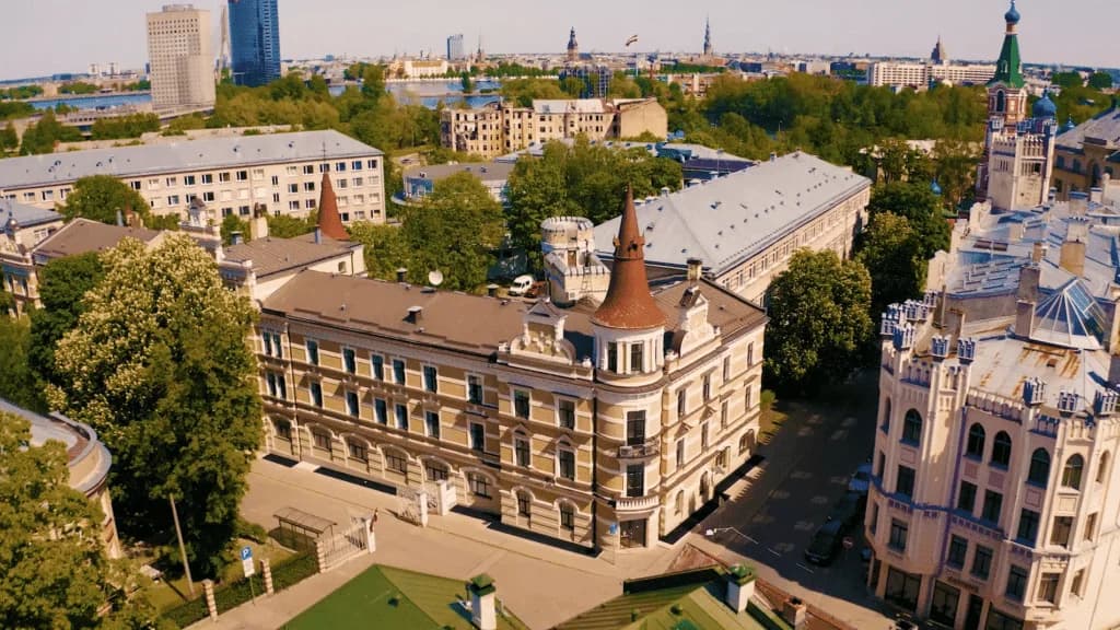 RISEBA University of Applied Sciences campus cover